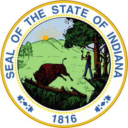Seal of the State on Indiana