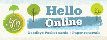 Hello Online, Goodbye Pocket cards + Paper renewals