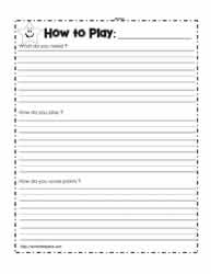 Paragraph Write - Play a game