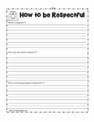 Write a Paragraph About Respectful