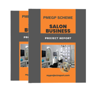 pmegp scheme salon business project report with two cover page buecher set