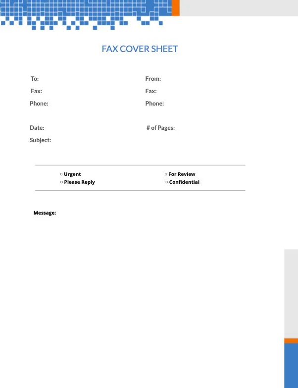 Freely fax cover sheet template modern Fax.Plus 03