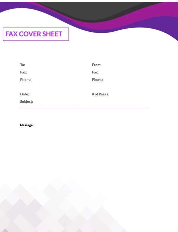 Free fax cover film template modern Fax.Plus 01