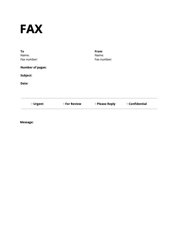 Free fax cover sheet template modern Fax.Plus 04